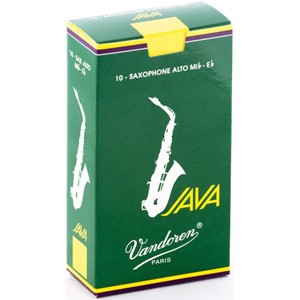 バンドーレン SR2625/AS-JAVA#2.5 アルトサクソフォンリード(JAVA・2-1/2）10枚入りVandoren JAVA[SR2625ASJAVA25] 返品種別A