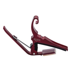 カイザー KG6RA/RED アコースティックギター用カポタスト(レッド)Kyser QUICK-CHANGE CAPO[KG6RARED] 返品種別A