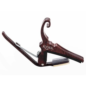 カイザー KG6RWA/ROSEWOOD アコースティックギター用カポタスト(ローズウッド)Kyser QUICK-CHANGE CAPO[KG6RWAROSEWOOD] 返品種別A