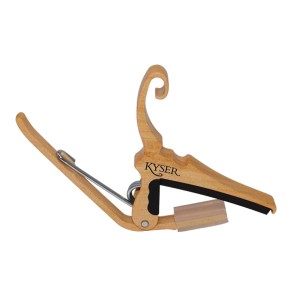 カイザー KG6MA/MAPLE アコースティックギター用カポタスト(メイプル)Kyser QUICK-CHANGE CAPO[KG6MAMAPLE] 返品種別A