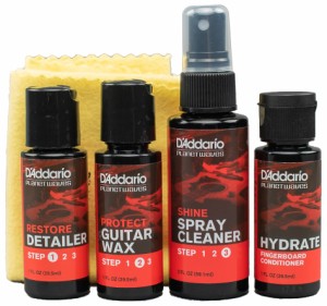 ダダリオ PW-GCB-01 ギター/ベース用ケアキットD'Addario　Instrument Care Essentials バンドルセット[PWGCB01] 返品種別A