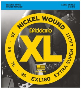 ダダリオ EXL180 エレキベース弦（Long）D'Addario　XL NICKEL[EXL180] 返品種別A