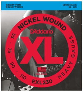 ダダリオ EXL230 エレキベース弦（Long）D'Addario　XL NICKEL[EXL230] 返品種別A