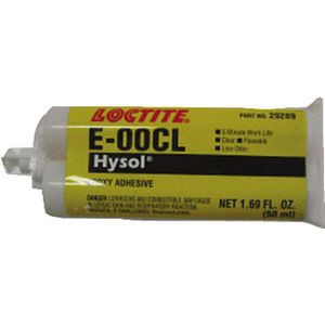 ヘンケルジャパン ロックタイト EA E-00CL 2液混合型エポキシ樹脂系接着剤 Hysol 50ml(硬化時間：3.5分) (クリア) E-00CL-50返品種別B