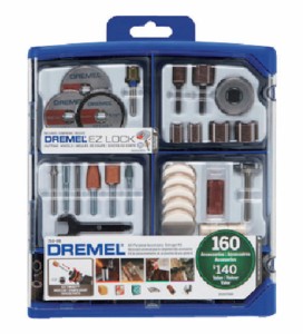 ドレメル 160ピースアクセサリーセット(160pcs) DREMEL　ロータリーツール ドレメル3000/4000/4300/8200専用 710-RW2返品種別B