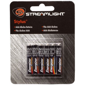 ストリームライト 65030 AAAA形アルカリ乾電池（スタイラス用 6本入）STREAMLIGHT[65030ストリムライト] 返品種別A