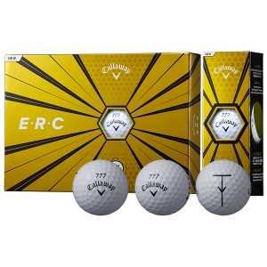 キャロウェイ CW19-ERC-WH-12P E・R・C ボール 1ダース　12個入り（ホワイト）Callaway ERC BALL WHITE 12P[CW19ERCWH12P] 返品種別A