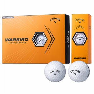 キャロウェイ WARBIRD23-WH-12P WARBIRD(ウォーバード) ゴルフボール 1ダース 12個入り（ホワイト）Callaway[WARBIRD23WH12P] 返品種別A