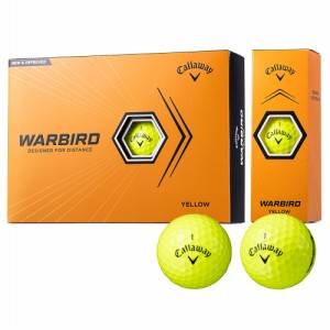 キャロウェイ WARBIRD23-YL-12P WARBIRD(ウォーバード) ゴルフボール 1ダース 12個入り（イエロー）Callaway[WARBIRD23YL12P] 返品種別A