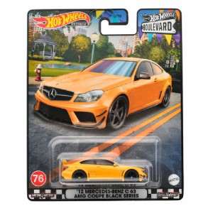 マテル ホットウィール ブールバード - ’12 メルセデス・ベンツ C63 AMGクーペ ブラックシリーズ【HKF23】  返品種別B