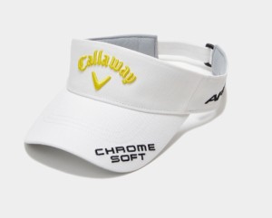 キャロウェイ メンズ ツアーバイザー(ホワイト/イエロー・サイズ：フリー) CALLAWAY TOUR VISOR 22 JM MENS C22990108-1032返品種別A