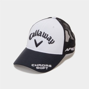 キャロウェイ メンズ ツアーメッシュキャップ（ブラック×ホワイト） CALLAWAY TOUR A MESH CAP 23 JM (MENS) C23990103-1011返品種別A