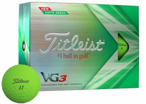 タイトリスト T3427SVG3 VG3 ゴルフボール 1ダース 12個入り(マットグリーン)Titleist[T3427SVG3] 返品種別A