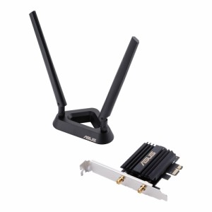 ASUS（エイスース） PCE-AX58BT/J Wi-Fi6(802.11ax)/Bluetooth 5.0対応 PCI-E無線LAN子機(2402＋574Mbps)[PCEAX58BTJ] 返品種別B