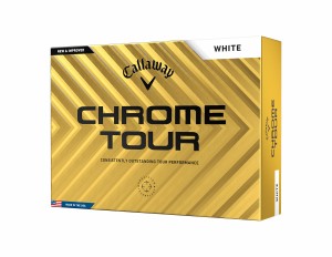 キャロウェイ 643206112 クロム ツアー ゴルフボール 1ダース 12個入り(ホワイト)Callaway CHROME TOUR Golf Ball[643206112] 返品種別A