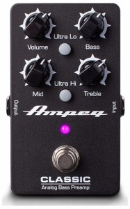 アンペグ AMPEG-CLASSIC アナログベースプリアンプAMPEG CLASSIC BASS PREAMP[AMPEGCLASSIC] 返品種別A