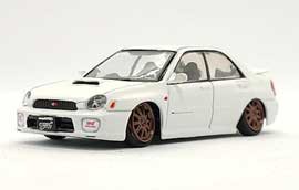 BM CREATIONS 1/64 スバル 2001 インプレッサ WRX ホワイト(RHD)【64B0082】ミニカー  返品種別B