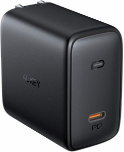 AUKEY PA-B5-BK 急速充電 PD3.0/USB Type-C 5A出力/100W出力対応 AC充電器 1ポート（ブラック）[PAB5BK] 返品種別A