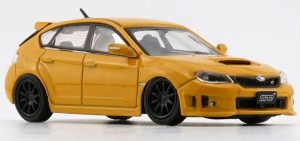 BM CREATIONS 1/64 スバル インプレッサ WRX STI 2009 イエロー LHD【64B0221】ミニカー  返品種別B