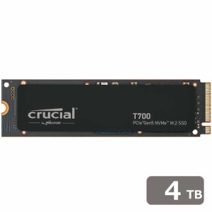 Crucial（クルーシャル） CT4000T700SSD3JP Crucial T700 4TB PCIe Gen5 NVMe M.2 SSD[CT4000T700SSD3JP] 返品種別B