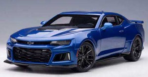 オートアート 1/18 シボレー カマロ ZL1 2017 （メタリック・ブルー)【71209】ミニカー  返品種別B