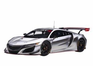 オートアート 1/18 ホンダ NSX GT3 2018 （ハイパー・シルバー）※開閉無【81897】ミニカー  返品種別B