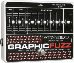 エレクトロ・ハーモニックス GRAPHICFUZZ EQ/ディストーション/サスティナーElectro-Harmonix Graphic Fuzz[GRAPHICFUZZ] 返品種別A