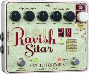 エレクトロ・ハーモニックス RAVISHSITAR シタールElectro-Harmonix Ravish[RAVISHSITAR] 返品種別A