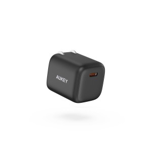 AUKEY PA-B1S-BK USB充電器 Omnia Mini 20W　 PD対応 折りたたみ式 USB-C×1ポート（ブラック）[PAB1SBK] 返品種別A