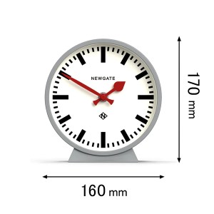 NEWGATE（ニューゲート） 置き時計M Mantel Railway Clock Mマンテルレールウェイクロック（グレー） MMAN390PGY[9824628] 返品種別A