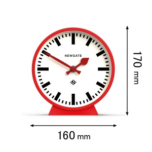 NEWGATE（ニューゲート） 置き時計M Mantel Railway Clock Mマンテルレールウェイクロック（レッド） MMAN390FER[9824626] 返品種別A