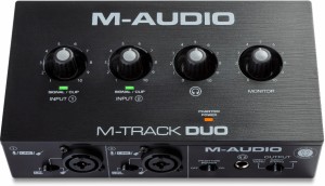 エムオーディオ M-TRACKDUO USBオーディオインターフェースM-Audio M-Track Duo[MTRACKDUO] 返品種別A