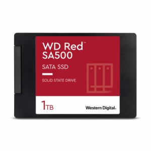 Western Digital（ウエスタンデジタル） WD Red SA500 NAS SATA SSD 2.5インチ/7mm 1TB（NAS用 2.5インチ SSD）  WDS100T1R0A返品種別B