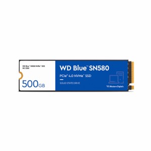 Western Digital（ウエスタンデジタル） WD Blue SN580 NVMe 内蔵SSD Type 2280 M.2 PCIe Gen4 x4 500GB  WDS500G3B0E返品種別B