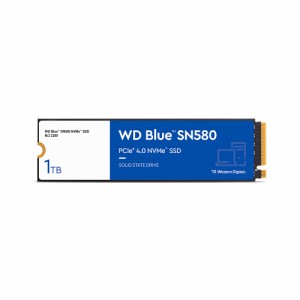 Western Digital（ウエスタンデジタル） WD Blue SN580 NVMe 内蔵SSD Type 2280 M.2 PCIe Gen4 x4 1TB  WDS100T3B0E返品種別B