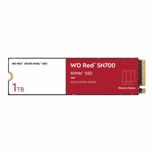 Western Digital（ウエスタンデジタル） WDS100T1R0C WesternDigital M.2 2280 NVMe PCIe Gen3x4 SSD WD Red SN700シリーズ 1TB NAS用SSD