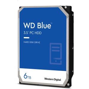 Western Digital（ウエスタンデジタル） WD60EZAX 3.5インチ内蔵ハードディスク WD Blue 6TB 簡易パッケージ[WD60EZAX] 返品種別B