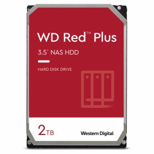 Western Digital（ウエスタンデジタル） 3.5インチ NASハードディスクドライブ WD Red Plus 2TB 簡易パッケージ WD20EFPX返品種別B