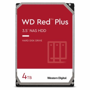 Western Digital（ウエスタンデジタル） WD40EFPX 3.5インチ NASハードディスクドライブ WD Red Plus 4TB 簡易パッケージNAS向けモデル[W