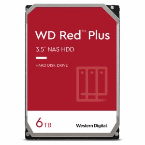 Western Digital（ウエスタンデジタル） WD60EFPX 3.5インチ NASハードディスクドライブ WD Red Plus 6TB 簡易パッケージNAS向けモデル[W