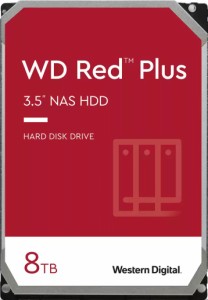 Western Digital（ウエスタンデジタル） 3.5インチ NASハードディスクドライブ WD Red Plus  8TB 簡易パッケージ WD80EFPX返品種別B