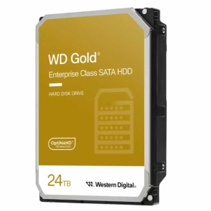 Western Digital（ウエスタンデジタル） WD241KRYZ 3.5インチ内蔵ハードディスク WD Gold 24TB 簡易パッケージ キャッシュ128GB  7200RPM