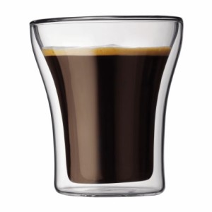 ボダム 4555-10 アッサム ダブルウォールグラス 0.2L（2個入り）bodum ASSAM Double Wall Glasses[455510] 返品種別A