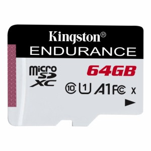 Kingston（キングストン） SDCE/64GB microSDXCメモリカード 64GB Class10 UHS-I U1High-Endurance[SDCE64GB] 返品種別A