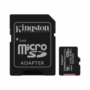 Kingston（キングストン） SDCS2/128GB microSDXCメモリカード 128GB Class10 UHS-I U1 V10 A1Canvas Select Plus[SDCS2128GB] 返品種別A