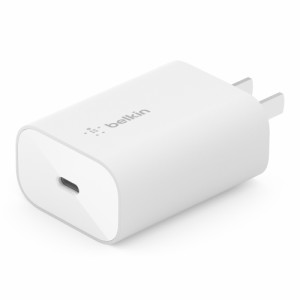 BELKIN WCA004DQWH-JP BOOST↑CHARGE USB-C PD 3.0 PPSウォールチャージャー25W[WCA004DQWHJP] 返品種別A