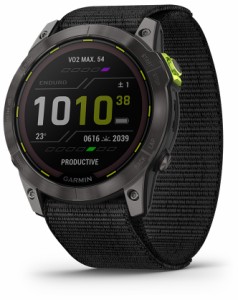 ガーミン Enduro 2 Dual Power Black Carbon Gray DLC Ultra Fit Band【Suica対応】スマートウォッチ  010-02754-11返品種別A