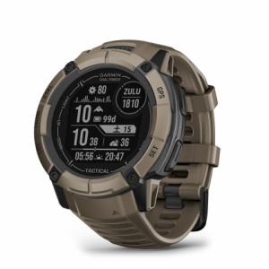 ガーミン Instinct 2X Dual Power Tactical Edition Coyote Tan【Suica対応】スマートウォッチ 010-02805-62[0100280562] 返品種別A