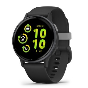 ガーミン vivoactive 5 Black / Slate　【Suica対応】スマートウォッチ 010-02862-40[0100286240] 返品種別A