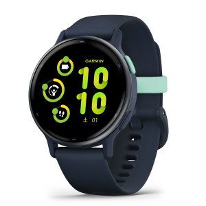 ガーミン vivoactive 5 Blue / Blue Met　【Suica対応】スマートウォッチ 010-02862-42[0100286242] 返品種別A